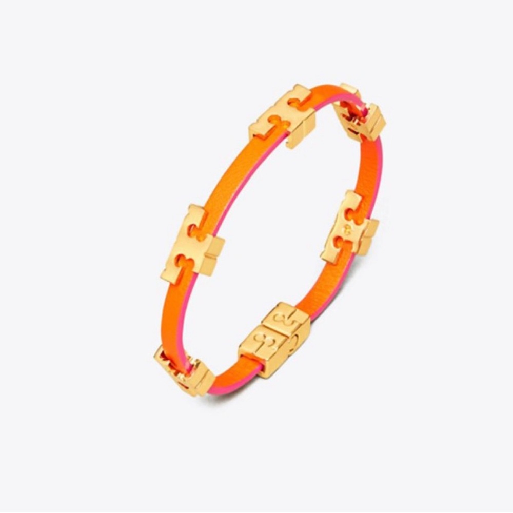 TORY BURCH SERIF-T SINGLE WRAP BRACELET -NWOT